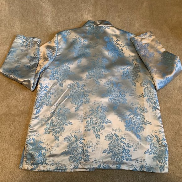 Robert Louis Silk Blend Oriental  Design Jacket XL - Picture 5 of 16